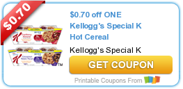 Coupons: Special K, Huggies, Elmo, Frigo, and OxiClean