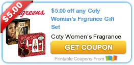 $5 Off Women’s Coty Fragrance Set Coupon! (Walgreens)
