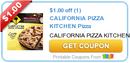 Coupons: Lipton, California Pizza kitchen, and Campo-Phenique