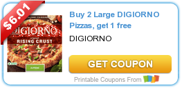*HOT* B2G1 FREE DiGIORNO Pizza Coupon!