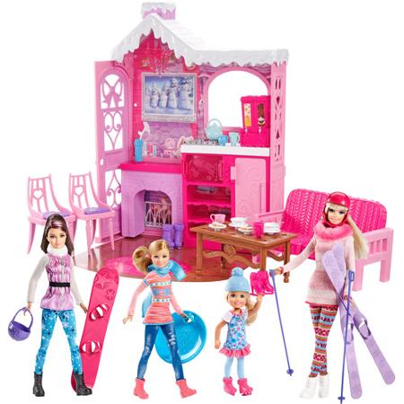 Barbie Winter Family Set $24.97 Shipped | Includes 3 Dolls and a Cabin!