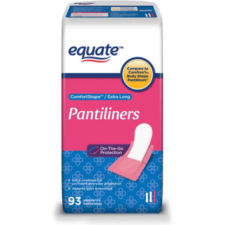 Equate ComfortShape Pantiliners Just $2.98! (93-ct)