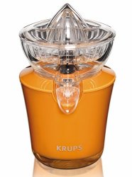 KRUPS Electric Acrylic Citrus Juicer with Automatic Fruit Pressure Detection $43