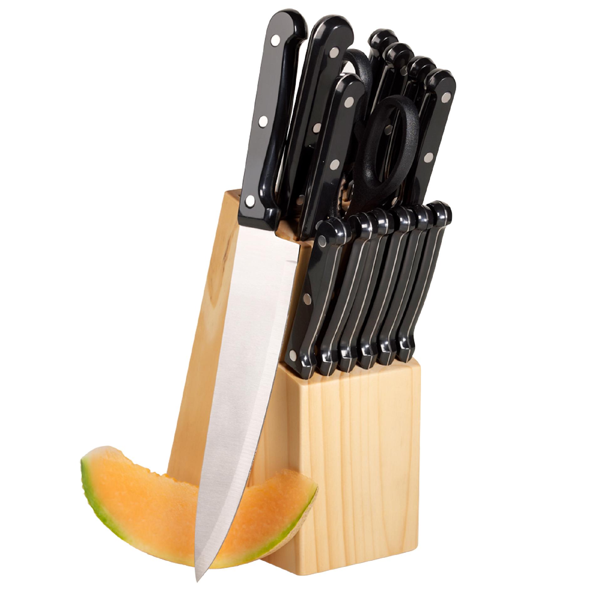 Essential Home 15 Piece Cutlery Set With Storage Block—$9.99 + $5.10 Back in SYWR Points!