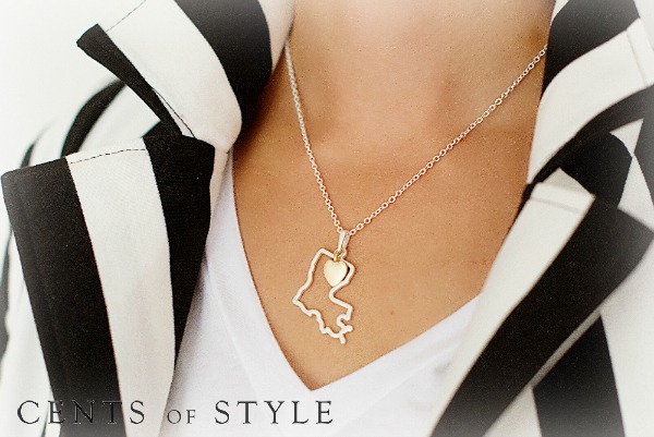 State Necklaces Only $11.95 + FREE Shipping Today!