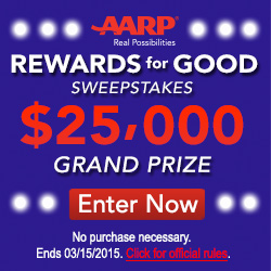AARP Rewards for Good Sweepstakes | $25,000 Grand Prize!