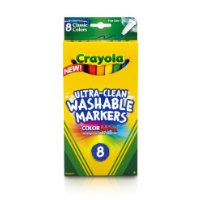 Crayola Fine Line Ultra Clean Washable Markers, 8 count – $1.67!