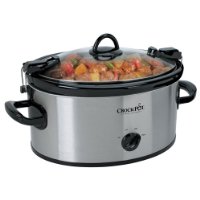 Crock-Pot Cook’ N Carry 6-Quart Oval Manual Portable Slow Cooker, Stainless Steel – $29.99!