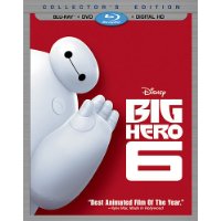 Big Hero 6 Blu-ray + DVD + Digital HD Preorder – $18.90!