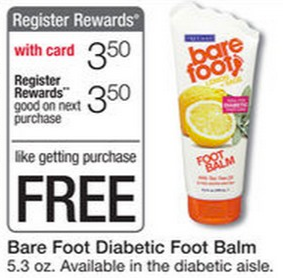 WALGREENS: Free Barefoot Foot Balm Starting 1/18/15!