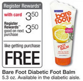 Free Barefoot from Walgreens