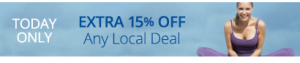 15% Off Any Groupon Local Deal!