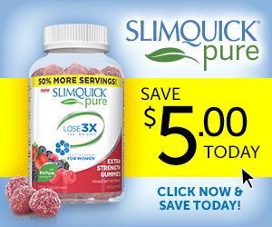 New High Value Slimquick Pure Gummies Coupon!