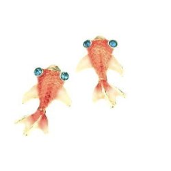 Under the Sea Orange Koi Goldfish Earrings Just $4.25 Shipped!