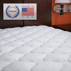 Today Only! Save 60% on Extra Plush Fitted Mattress Topper – Found in Marriott Hotels!