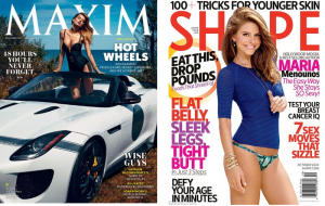 Maxim and Shape Magazine Subscriptions Only $4.50 Each!