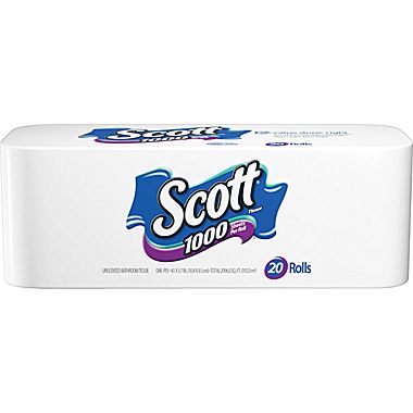 20 Rolls of Scott 1,000 Sheet Bath Tissue Only $9.99! (Septic Safe)