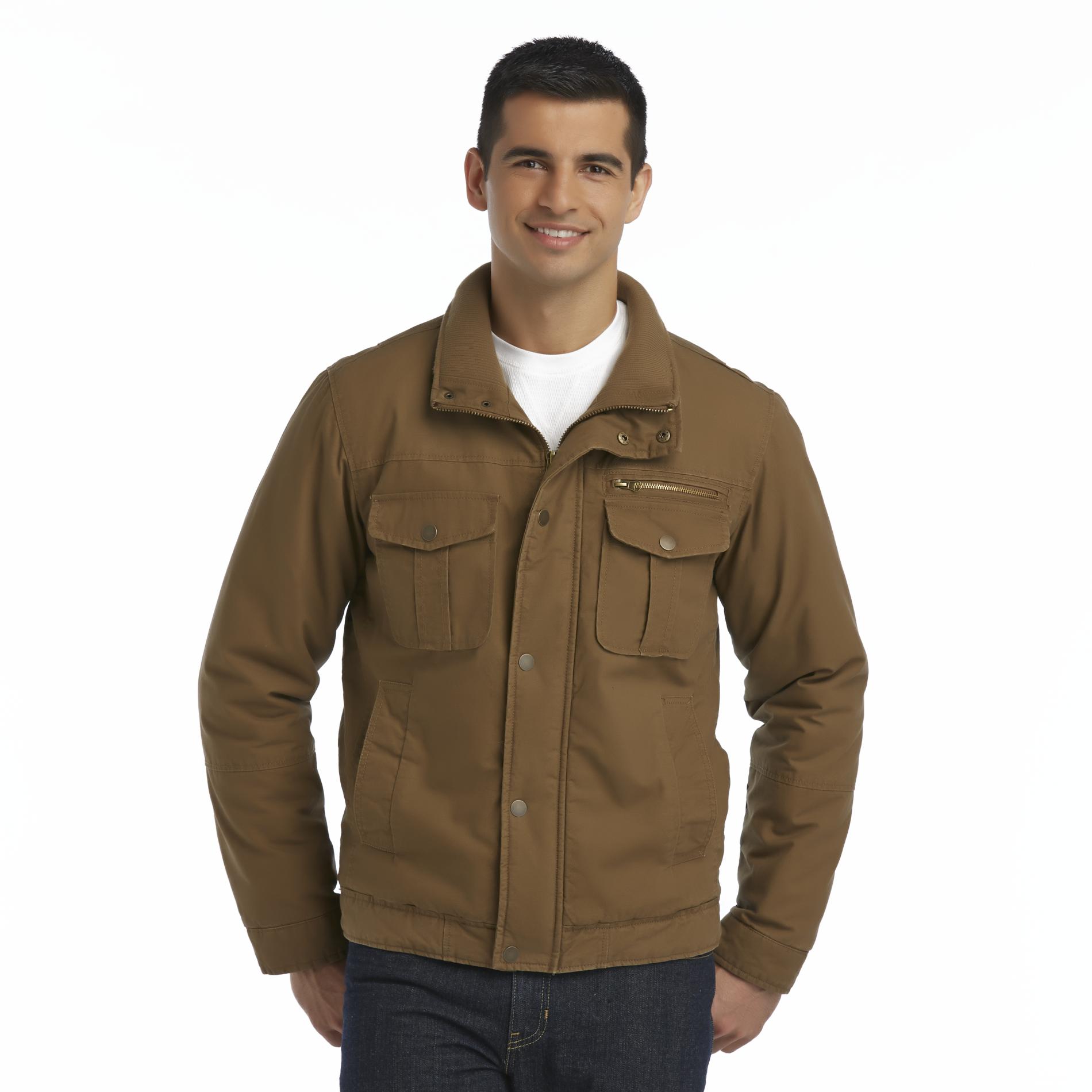 Route 66 Men’s Sherpa Lined Canvas Jacket—$27.99! (Was $69.99)