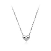 Simple Small Smooth Heart Necklace – $14.99!