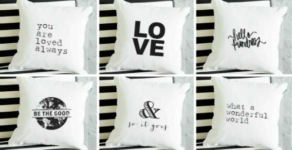 Graphic Print Pillow Covers — $10.99 + Free Shipping!