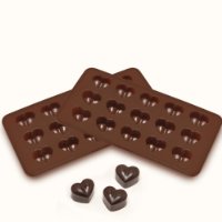 Sorbus Heart Shaped Silicone Mold for Chocolate, Jelly and Candy – $8.99!
