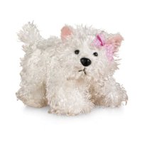 Ganz Lil’Kinz Terrier Plush, White, 6.5″ – $4.42!