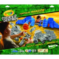 Crayola Create 2 Destroy Fortress Invasion Ultimate Destruction Playset – $5.08!