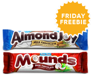 FREE Almond Joy or Mounds After SavingStar!