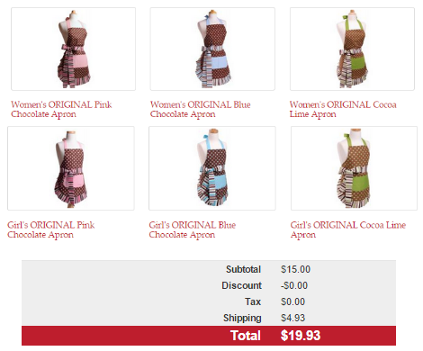 Women’s and Girl’s Flirty Apron Set Only $19.93 Shipped!