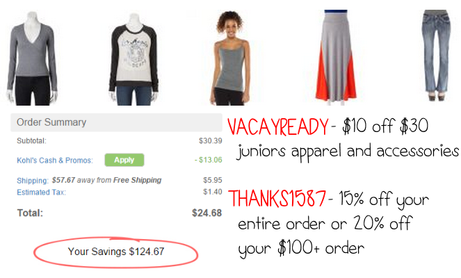 *HOT* Stackable Kohl’s Codes for Juniors Apparel and Accessories! *HOT* Stackable Kohl’s Codes for Juniors Apparel and Accessories!