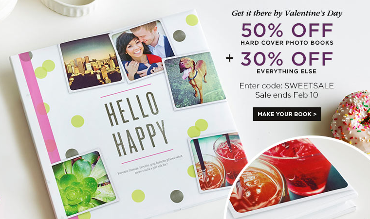 50% Off Hardcover Photo Books + 30% Off Everything Else From Vistaprint!