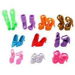 10 Pair Barbie Shoes Just $2.49!