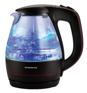 Ovente Series 1.5L Glass Electric Kettle (Black)