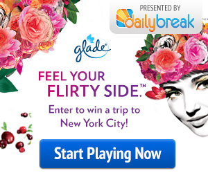Win a Trip to NYC and Print a $1 Glade Coupon!