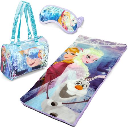 Disney Frozen 3-Piece Toddler Sleepover Slumber Sack with Purse and Bonus Eye Mask—$12.98