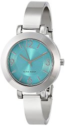 Nine West Women’s Teal Sunray Dial Silver $29.99