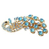 Vintage Crystal Peacock Hair Clip Just $2.02 Shipped!