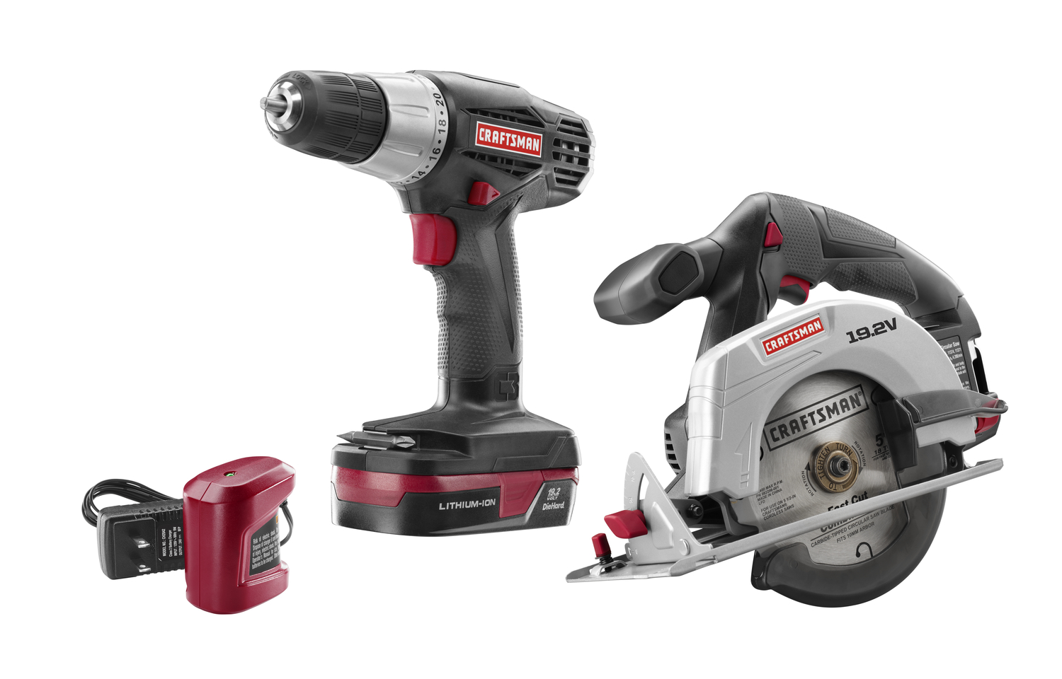 Craftsman Lithum Ion Cordless Drill and Circ Saw Set Only $79.99!