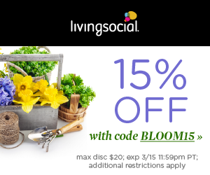 15% Off Living Social This Weekend!