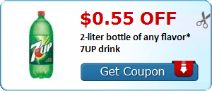 Coupons: 7UP, True Citrus, Kraft Parmesan Cheese, and PowerCrunch
