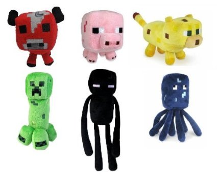 LOTS of Minecraft Plush Toys Around $5 Shipped!