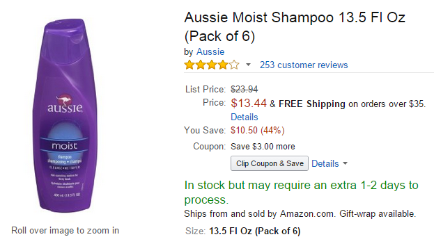 Aussie on Amazon