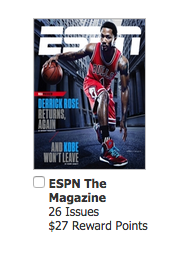 ESPN Magazine is on Reward Survey | Possible FREE Subscription!