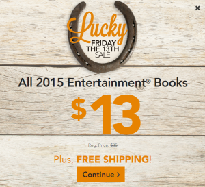 Entertainment.com Coupon Books Only $13 Shipped! (Additional Books $8)