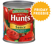 FREE Hunt’s Tomato Sauce After SavingStar!
