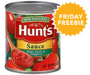 FREE Hunt’s Tomato Sauce After SavingStar! FREE Hunt’s Tomato Sauce After SavingStar!
