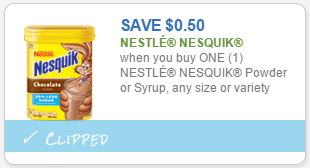 Nesquik coupon