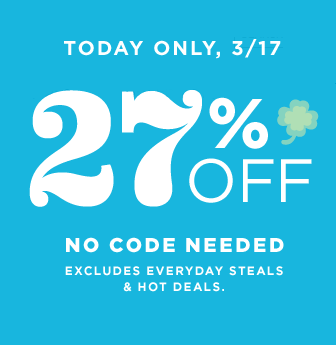 Extra 27% Off During Old Navy Luck of the Stylish Sale!