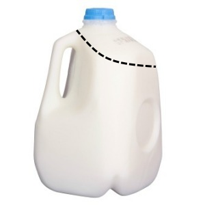 Reuse milk jugs Harvest