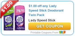 Two New Lady Speed Stick Coupons!